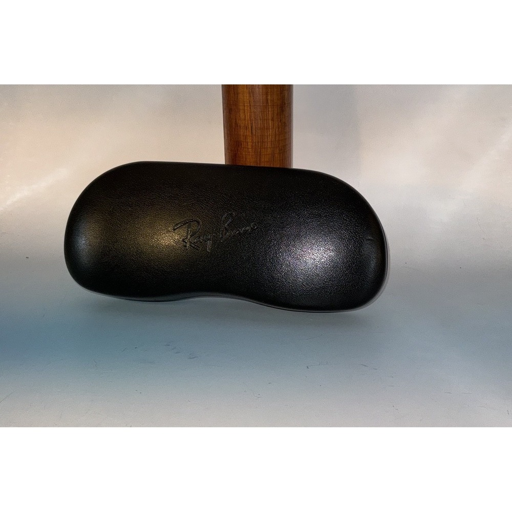 Ray-Ban Black Hard Clamshell Eyewear Case with Grey Interior Lining